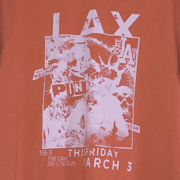 COPY - Oversized LA Punk Rock Short Sleeve Shirt Xl - Picture 3 of 4